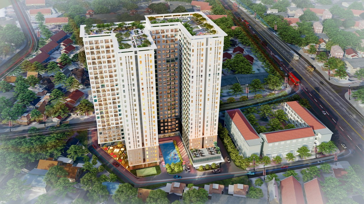 Phối cảnh dự án Bcons Green View Bình Dương