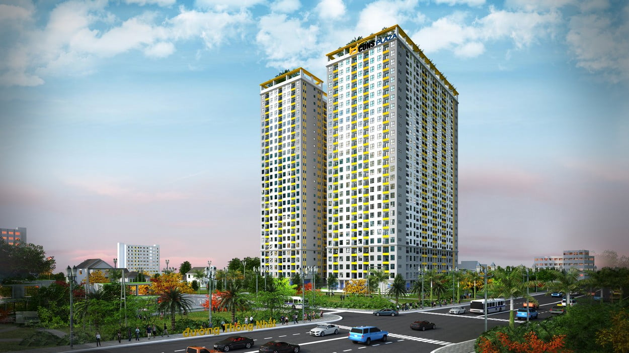 Phối cảnh dự án Bcons Plaza Bình Dương