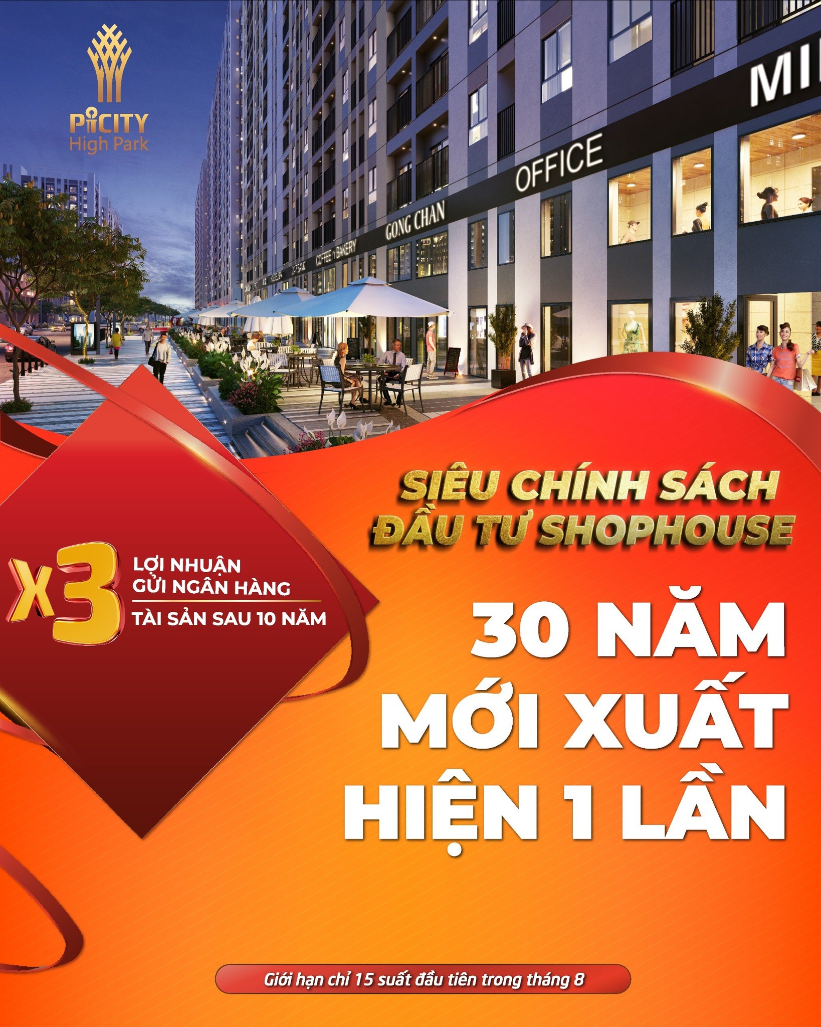 Chính sách shophouse Picity 30 năm mới suất hiện