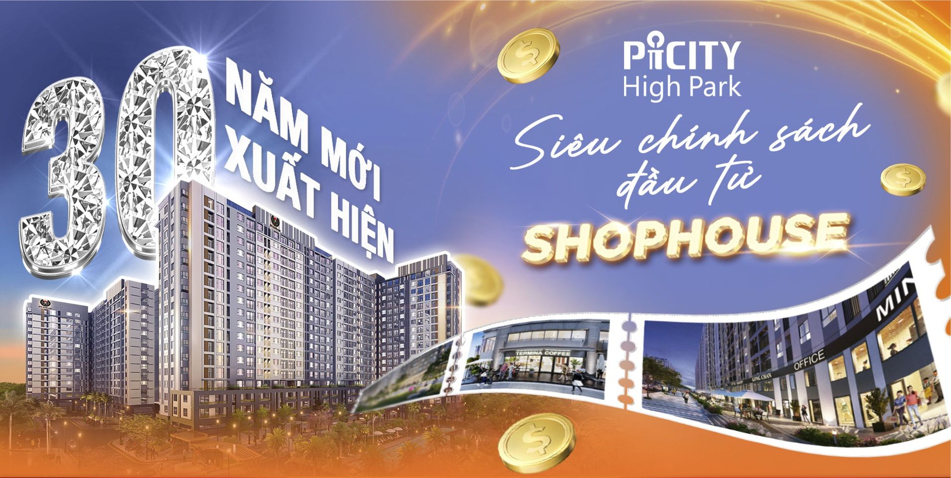 Siêu chính sách Shophouse Picity High Park 30 năm mới suất hiện