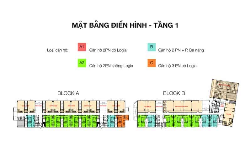 Mat bang tang 1 An Dan Residence Thu Duc