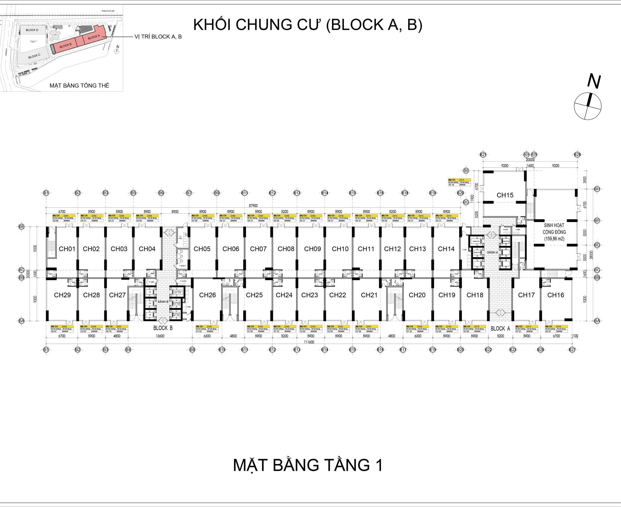 Mat bang tang 1 lock A va B Bcons Solary