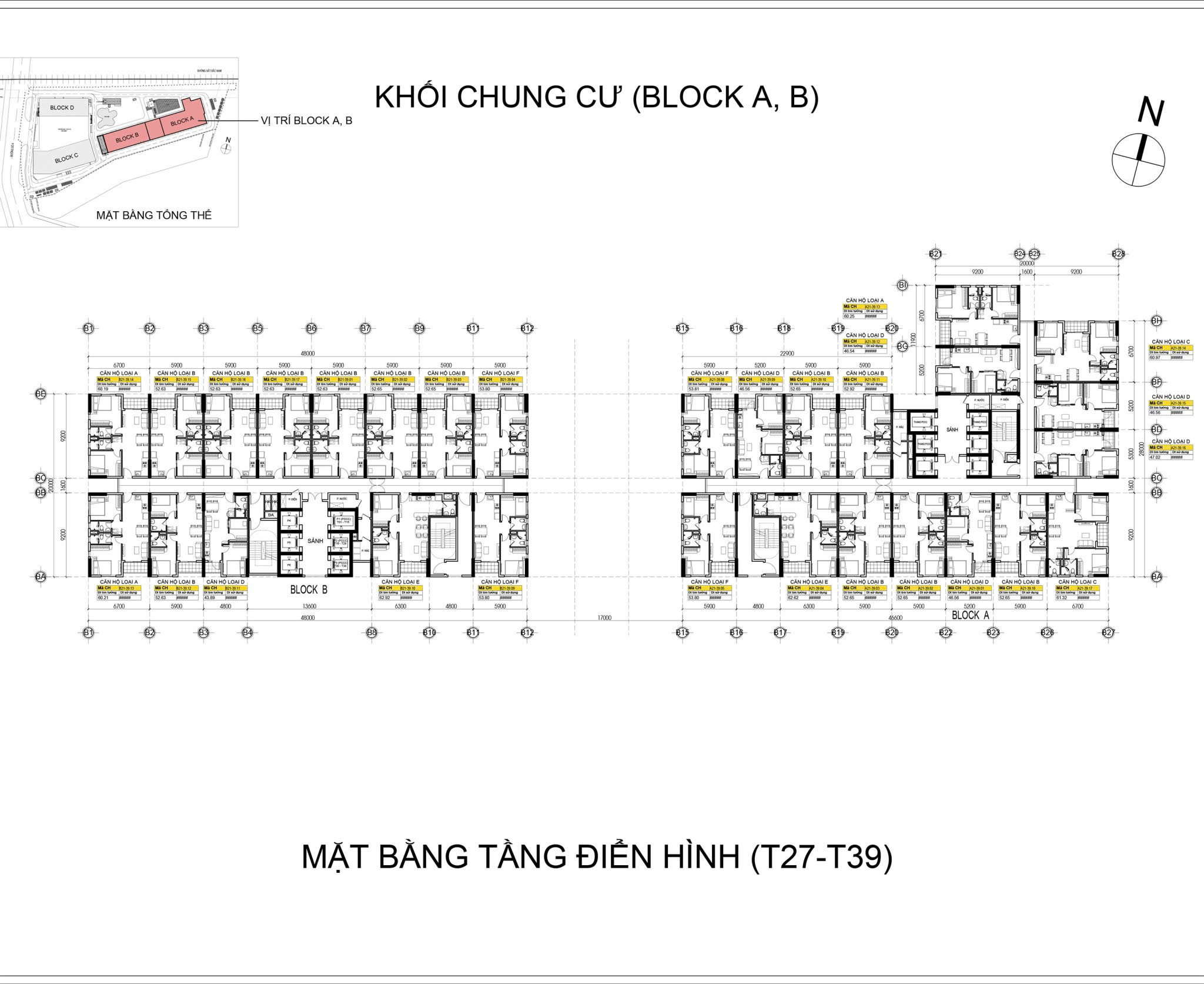 Mat bang tang 27 39 lock A va B Bcons Solary