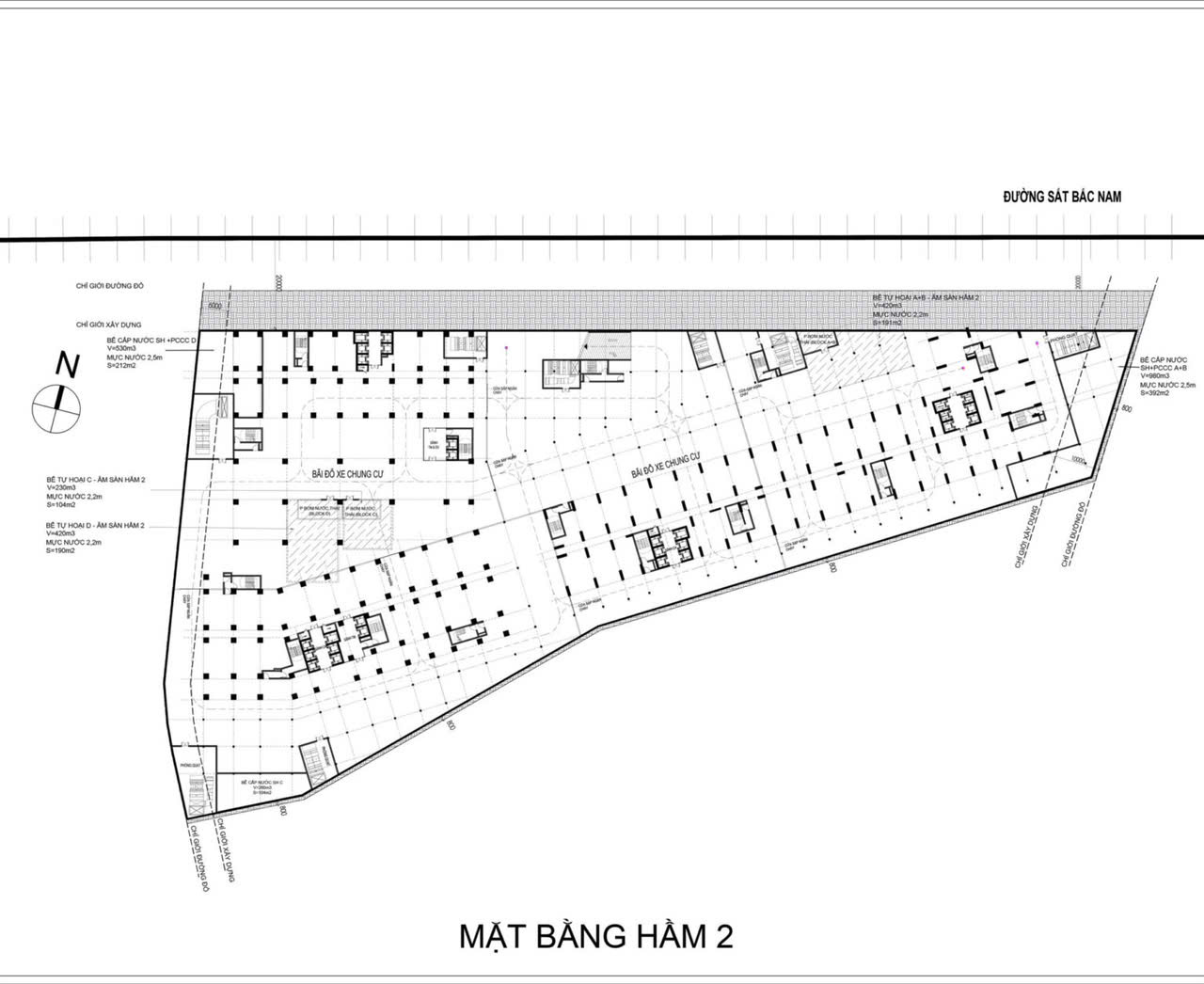 Mat bang tang ham 2 Bcons Solary Binh Duong