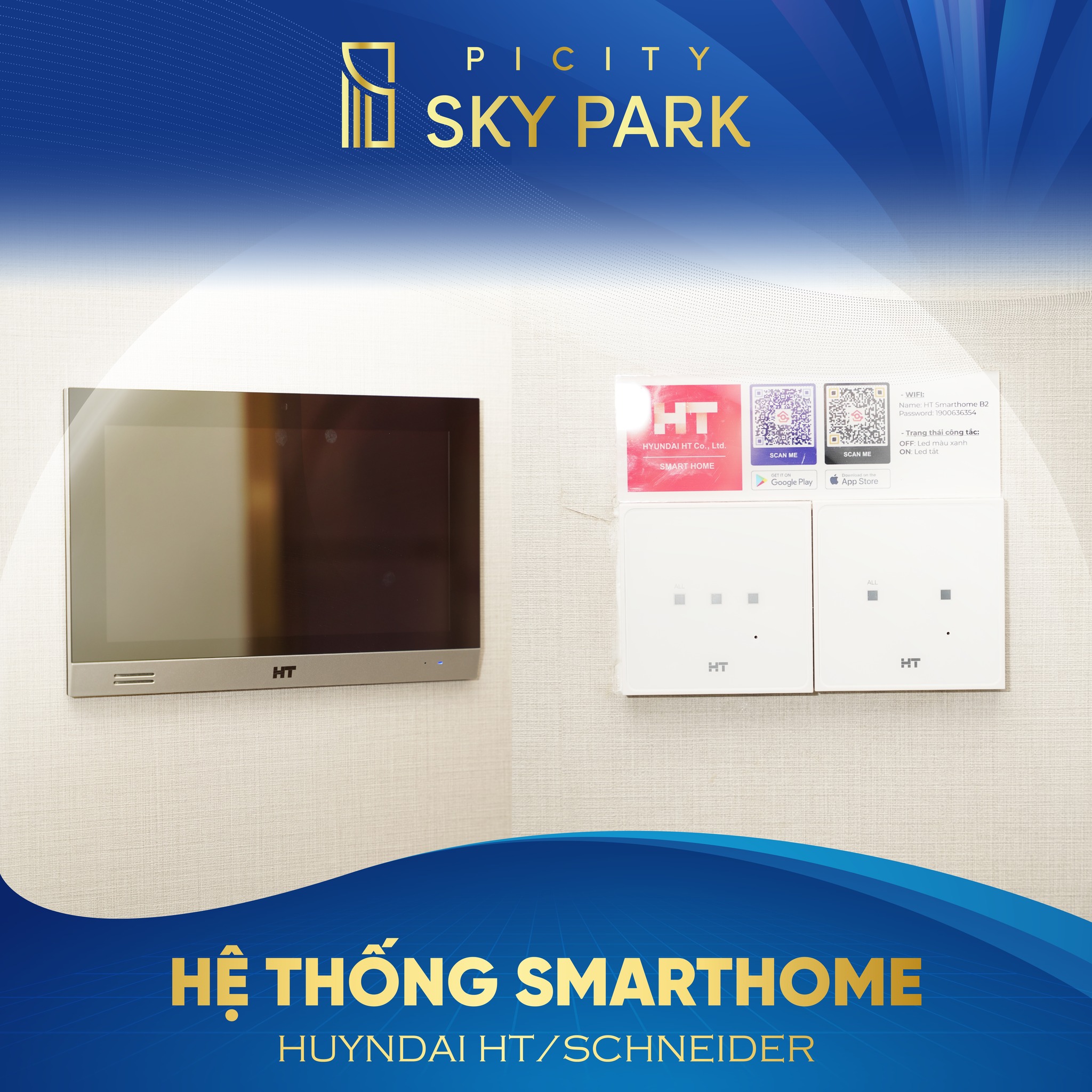 Tiêu chuẩn bàn giao hệ thống smarhome tại Picity Sky Park