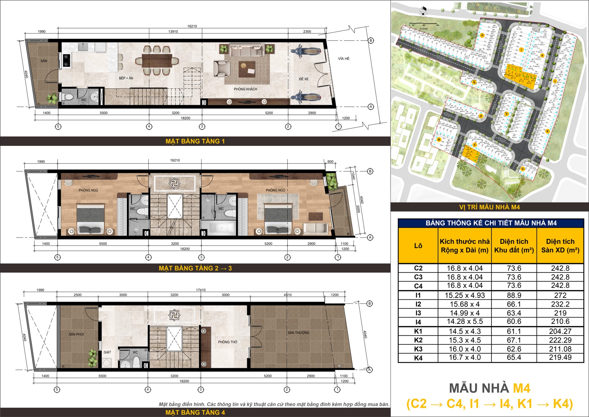 Thiết kế nhà phố Bcons Uni Valley mẫu M4