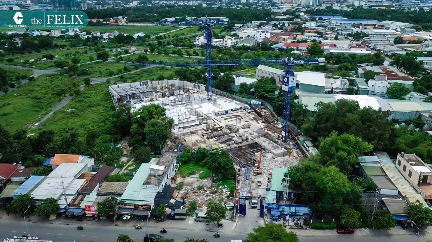 Tiến độ xây dựng The Felix ngày 09/06/2025